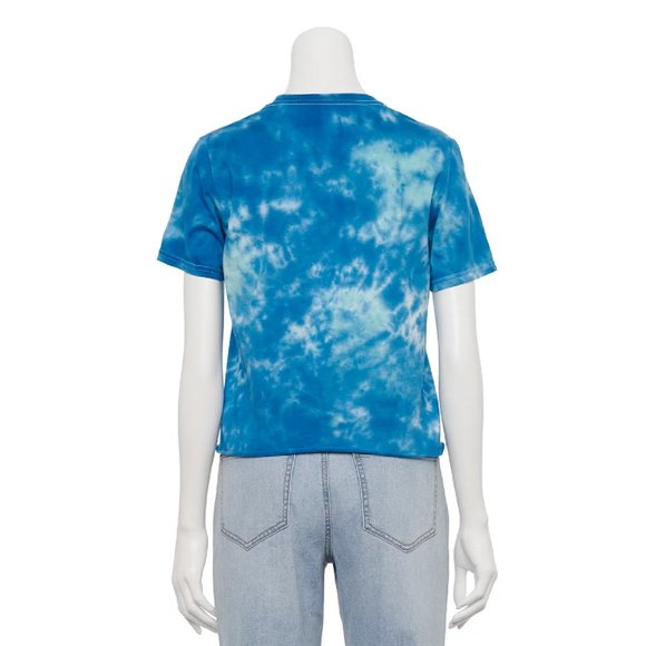 Def Leppard Logo metal rock Tie Dye Official Skimmer T-Shirt M NWT - Picture 4 of 4